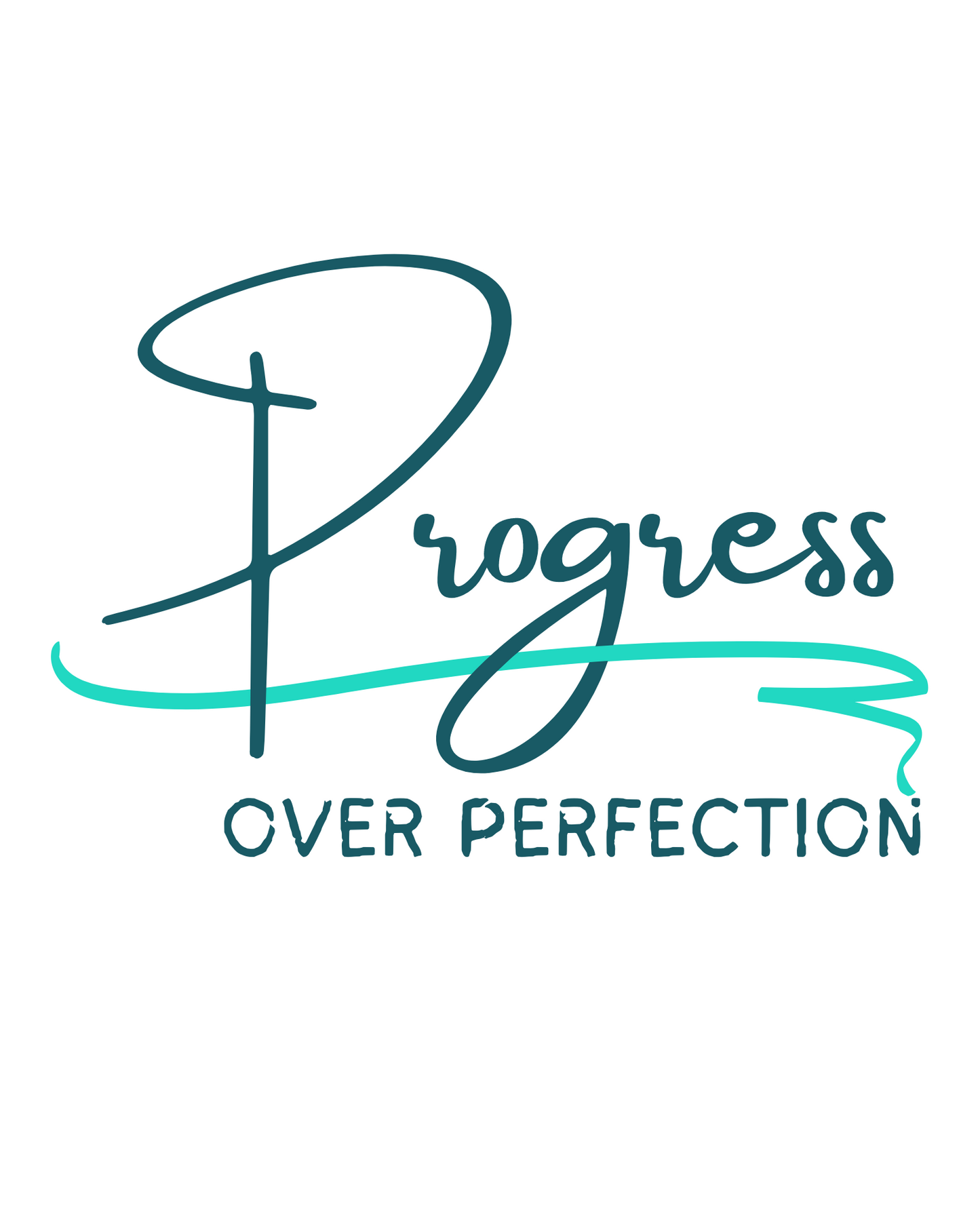 Progress Over Perfection: Unisex Long Sleeve Tee